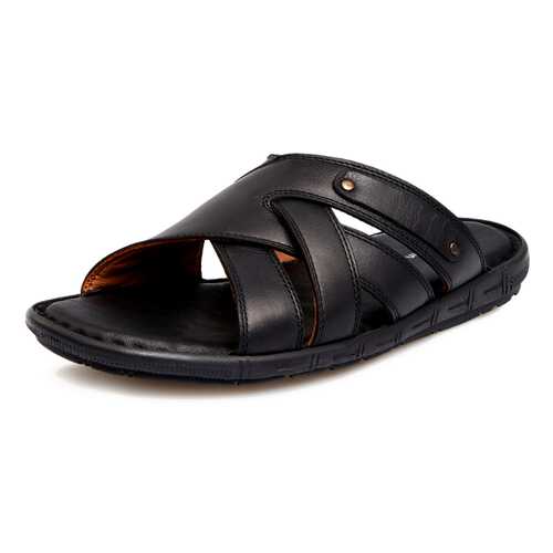Шлепанцы мужские Pierre Cardin 710017663 черные 40 RU в Карло Пазолини