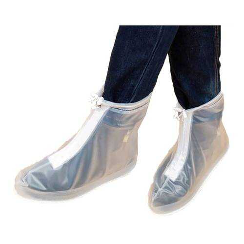 Защитные чехлы для обуви Baziator от дождя и грязи с подошвой прозрачные L в Карло Пазолини