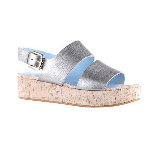 Босоножки женские Studio Pollini SA16894E01TF390B серебристые 38 RU в Карло Пазолини
