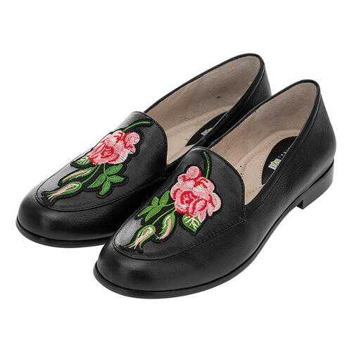 Лоферы женские M.SHOES 446221111R черные/разноцветные 40 RU в Карло Пазолини