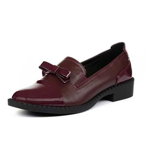 Лоферы женские T.Taccardi K0490LC-7A бордовые 41 RU в Карло Пазолини