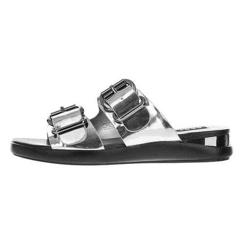 Шлепанцы женские DKNY K4900889 серебристые 7.5 US в Карло Пазолини