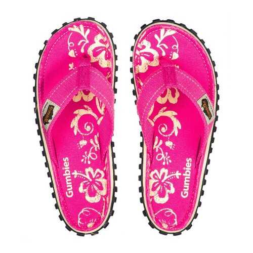 Шлепанцы женские Gumbies Islander Canvas Pink Hibiscus 2020 (40) в Карло Пазолини