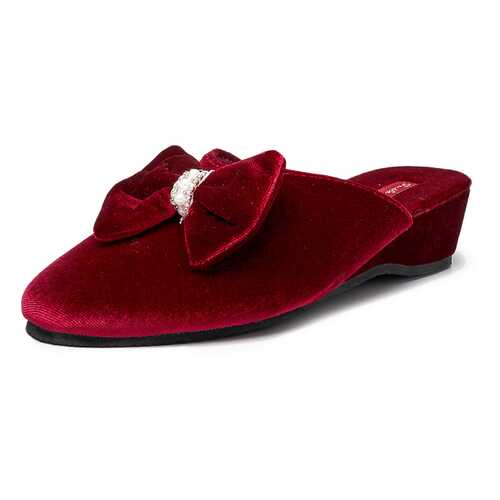 Домашние тапочки женские Smile of Milady DW-O-3-434-17 бордовые 38 RU в Карло Пазолини